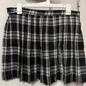 Pleated plaid tumblr grunge academia uniform kawaii mini skirt kpop anime